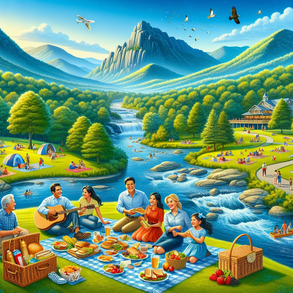 Best Scenic Locations for Family Picnics in Gatlinburg