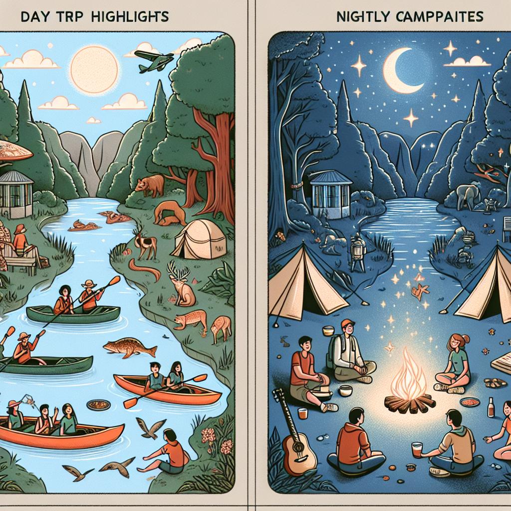 Maximizing Your Experience: Day Trip Highlights ​vs. ‌Nightly ‌Campsites