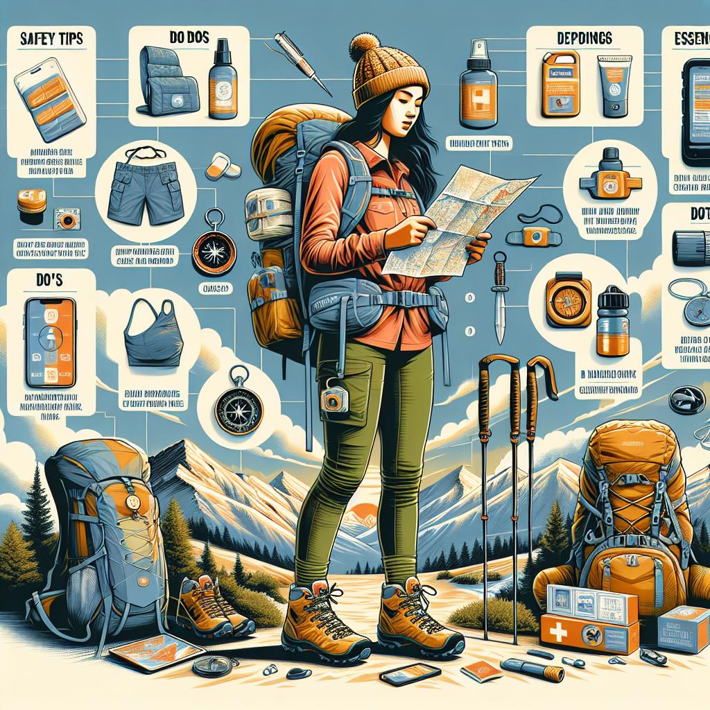 Safety Tips and Essential Gear for High-Difficulty Hikes