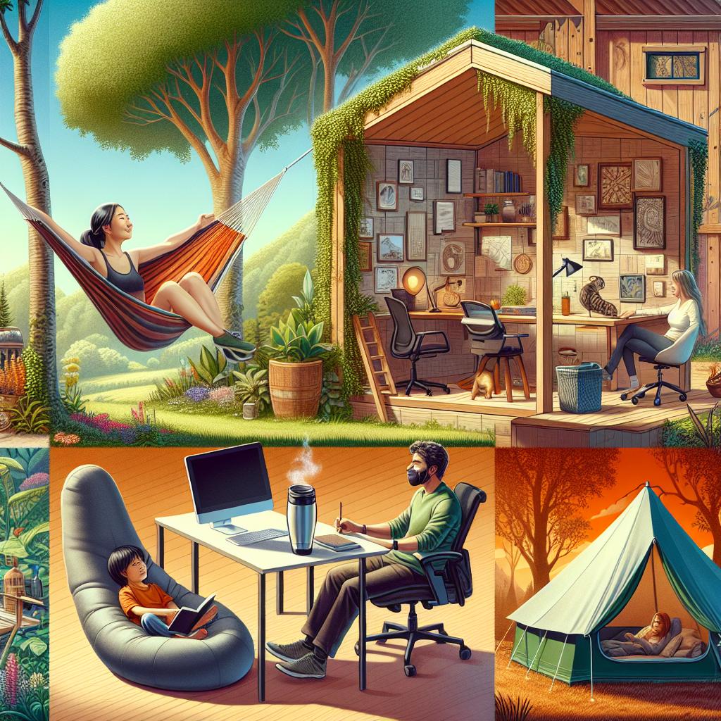 Comfort and Convenience: Seating‌ and Shelter ⁤Options