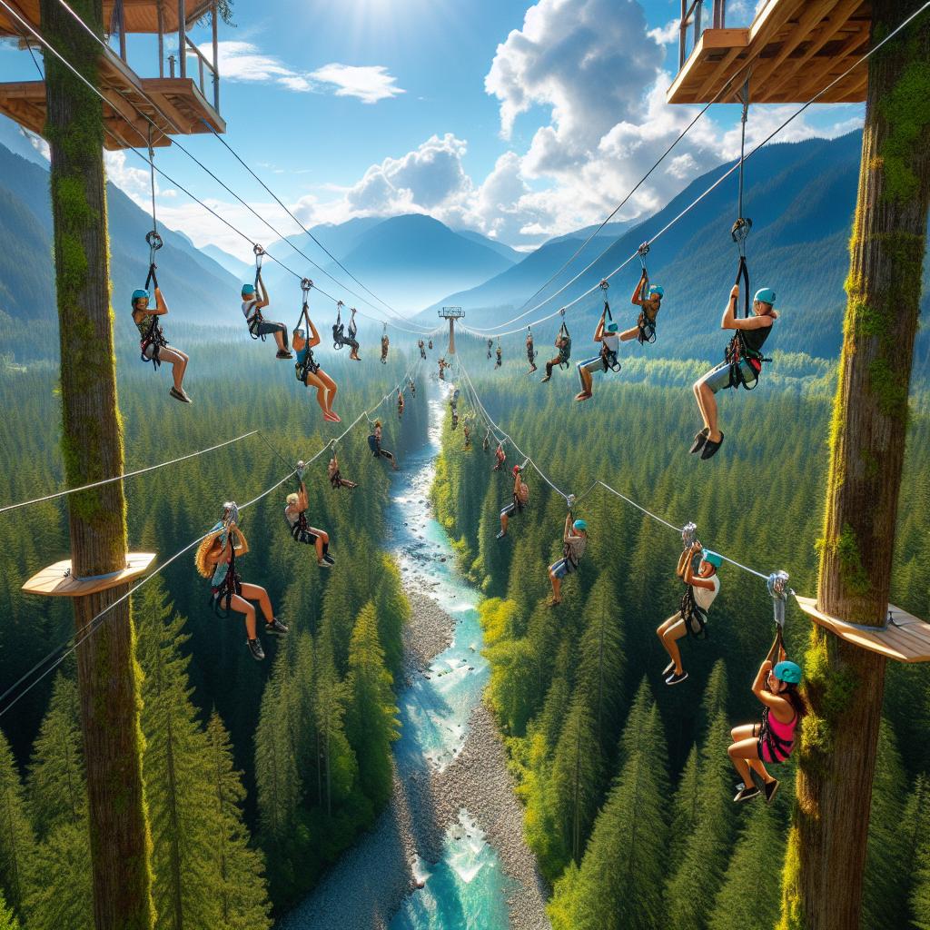 Top Zip Line Courses: Where Thrill Meets ⁤Scenic Beauty