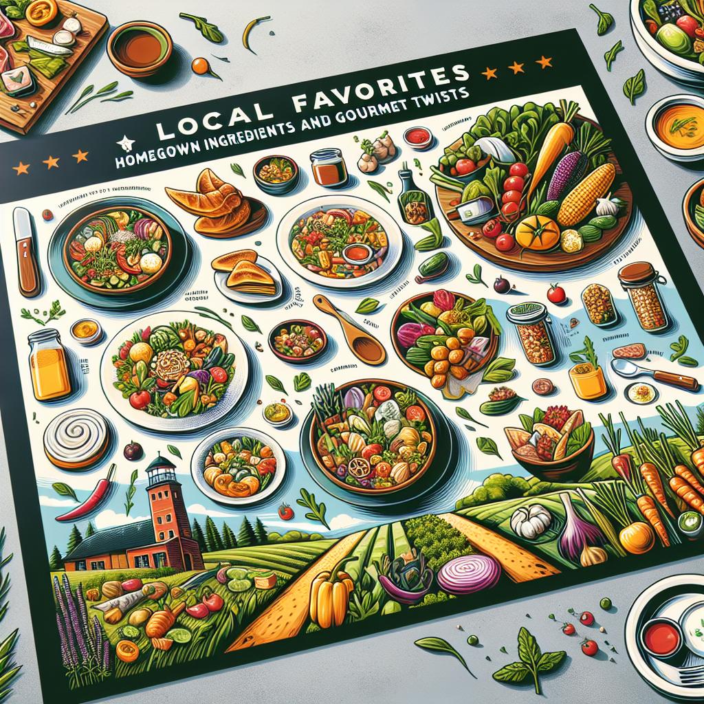 Local ​Favorites: Homegrown ​Ingredients and Gourmet Twists
