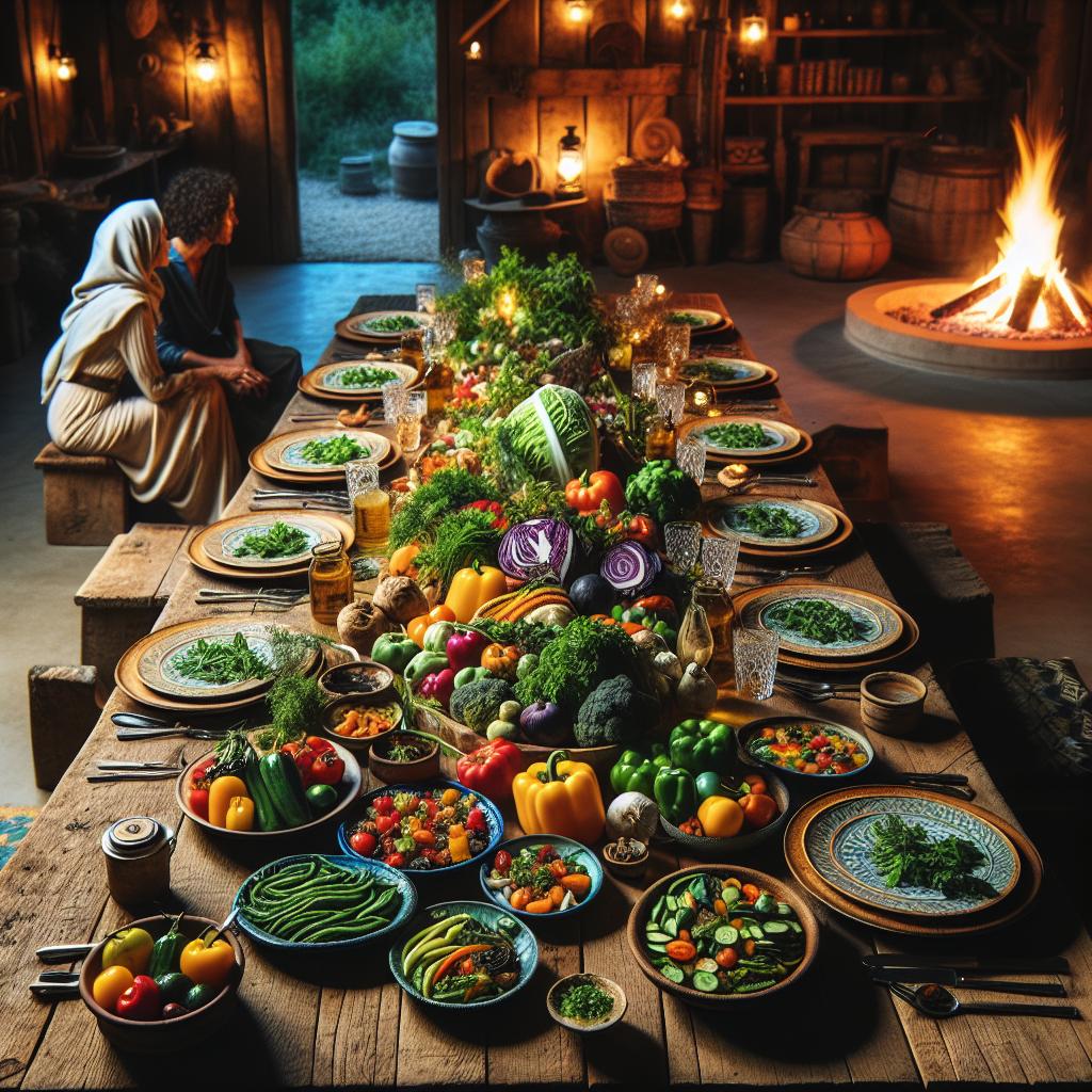 Farm-to-Table Elegance ⁤with a Crackling Touch