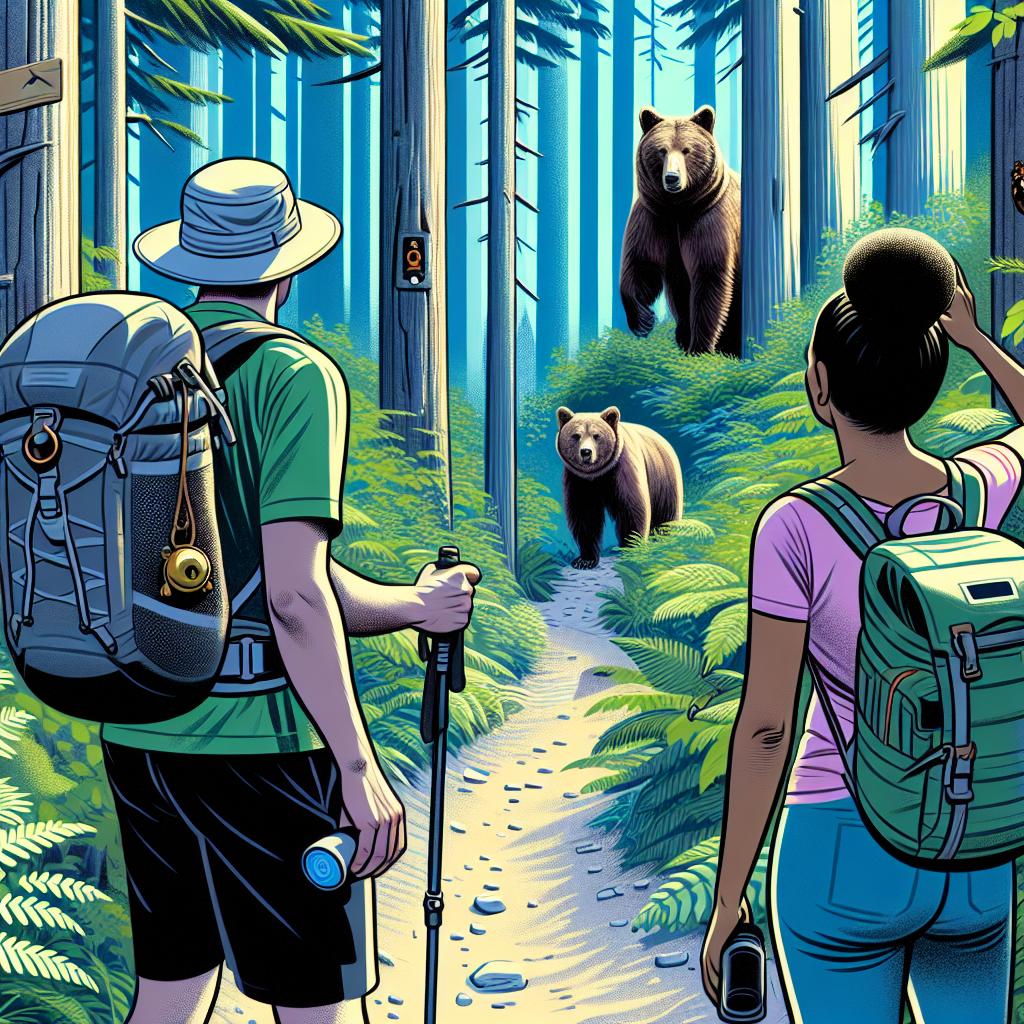 Strategies for Encountering⁢ a Bear on ‍the Trail