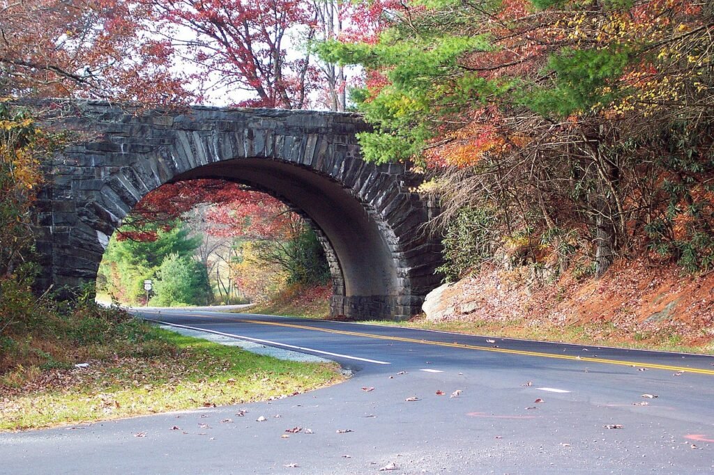 Does Blue Ridge Parkway Go Through Great Smoky Mountains National Park?