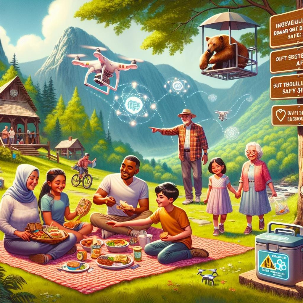 Picnic Spots with Bear Safety Tips in the Smoky Mountains