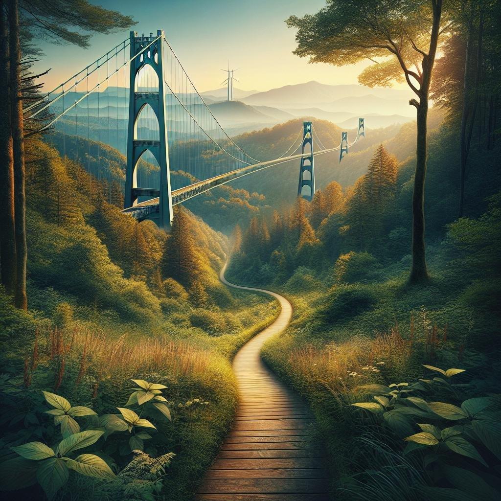 Hiking Trails with Views of the Gatlinburg Skybridge