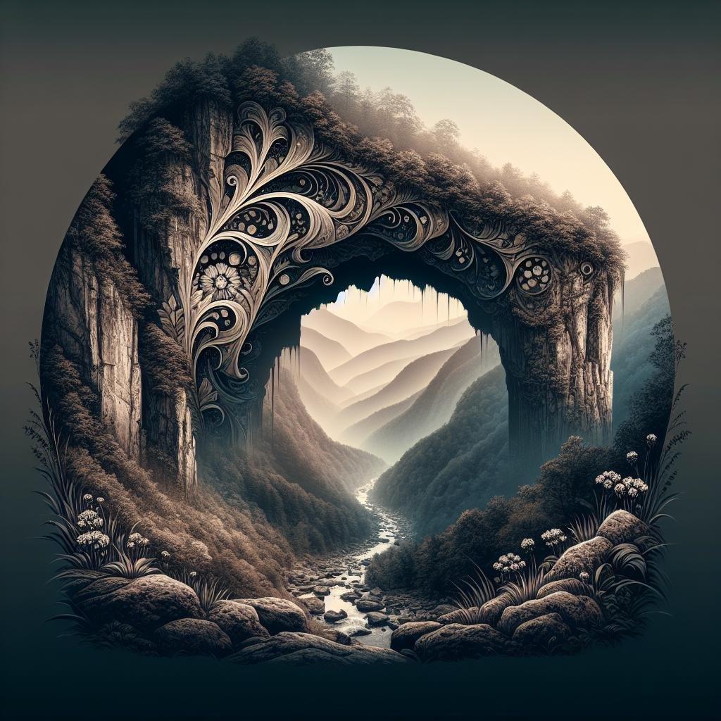 Hiking Trails with Alcove and Arch Formations in the Smoky Mountains