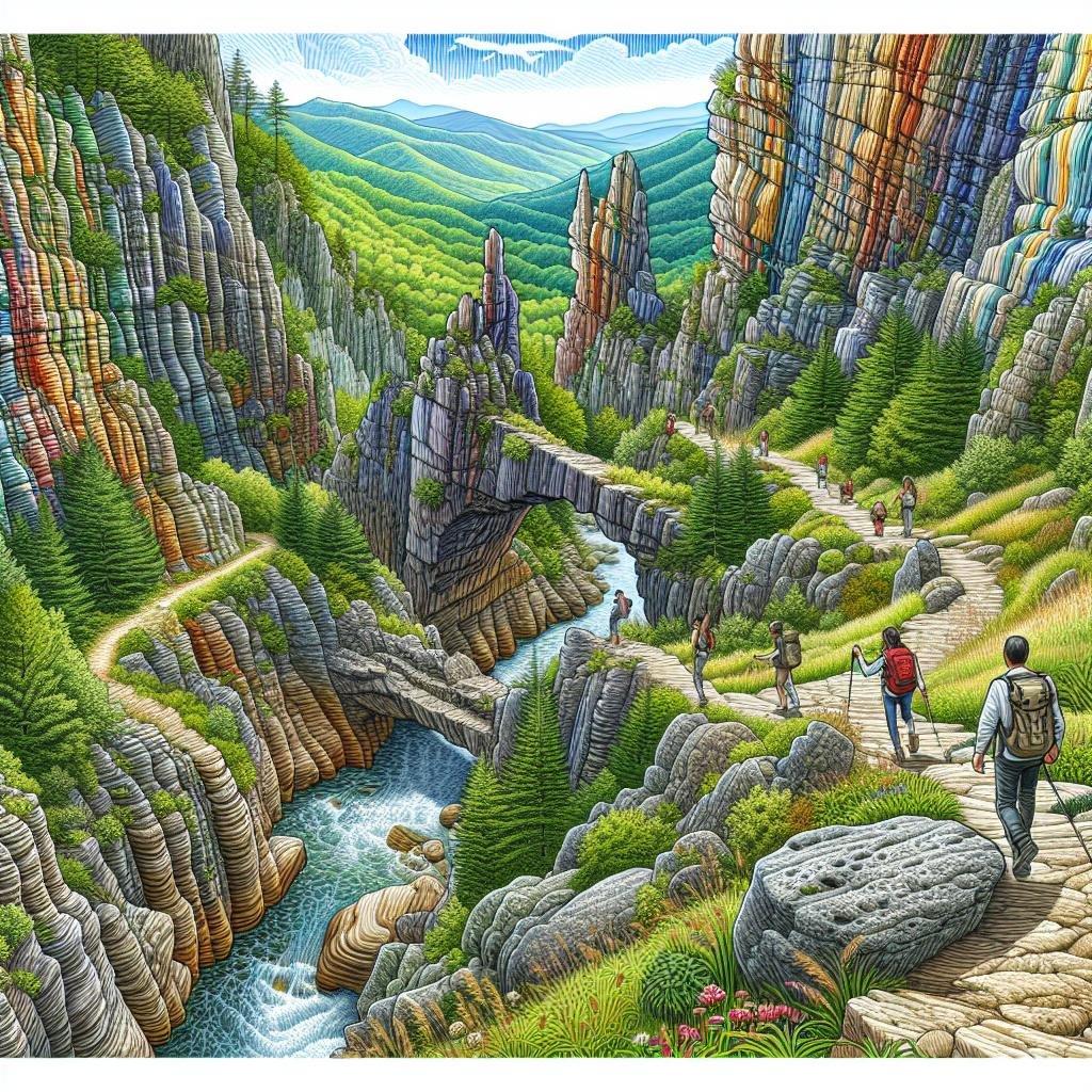 Hiking Trails with Unique Geologic Features in Gatlinburg
