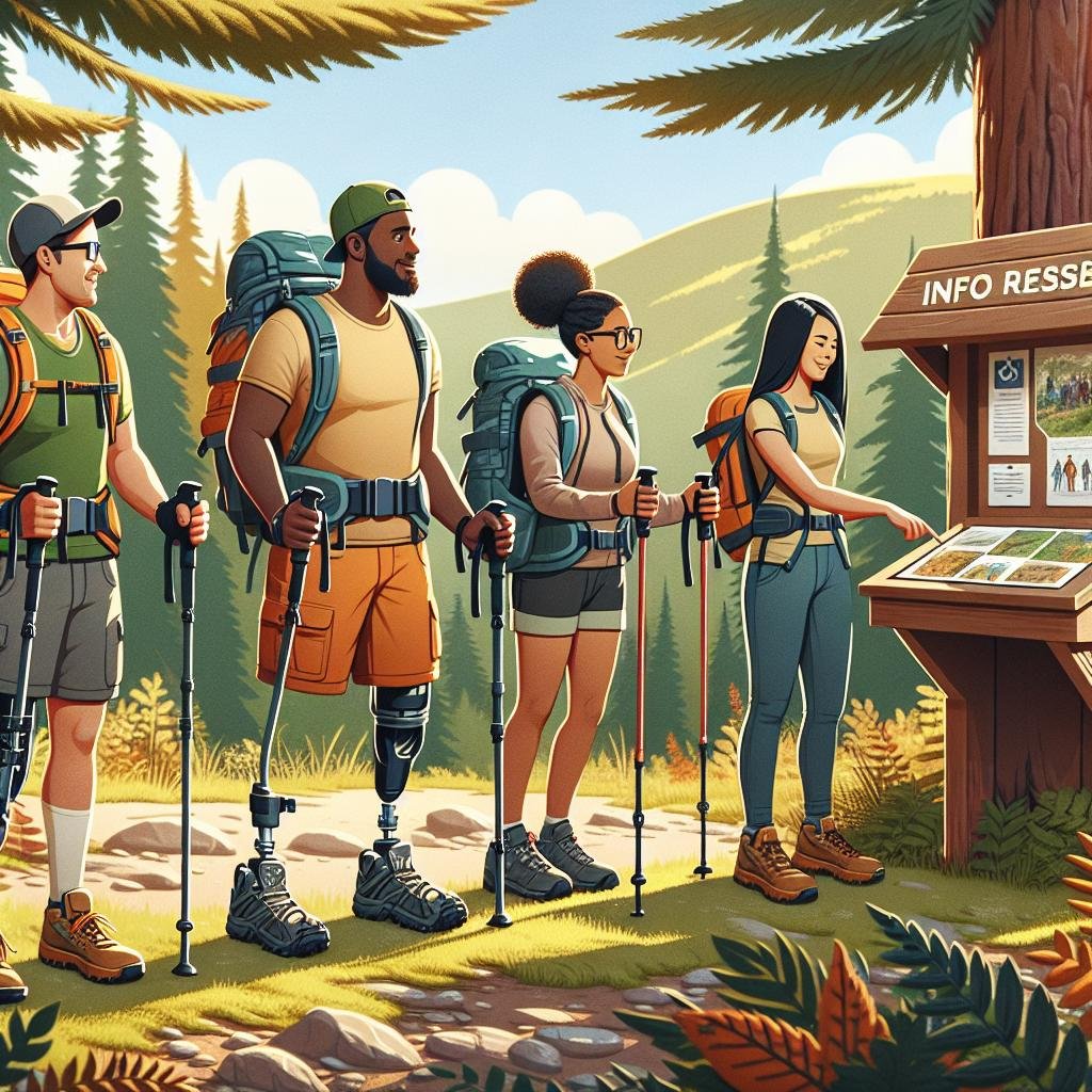 Trail Tips:⁣ Adaptive Hiking Gears and Resources
